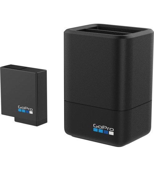 Dual Battery Charger + Battery HERO8 Black / HERO7 Black / HERO6 Black / HERO5 Black / HERO
